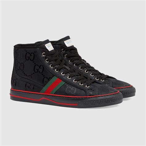 all black sneakers gucci men.